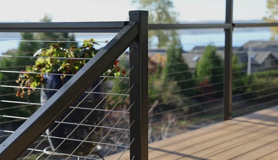 Installation of AlumaVerse railing systems and sunrooms