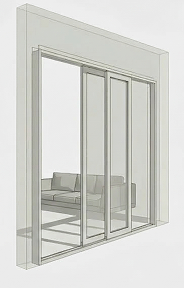 Design and planning stage for custom telescopic door project