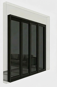 Completed telescopic door project walkthrough and warranty review with homeowner